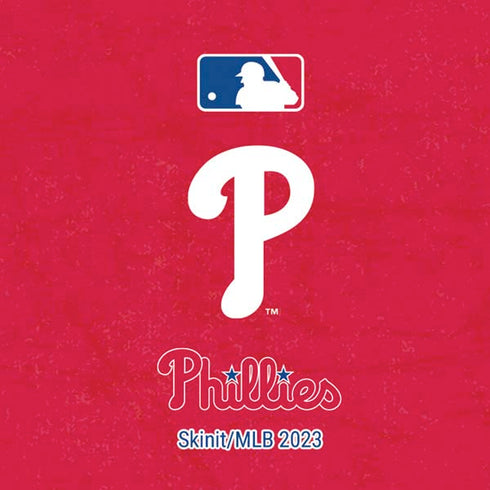 MLB Philadelphia Phillies - Solid Distressed Moto E5 Play Skin